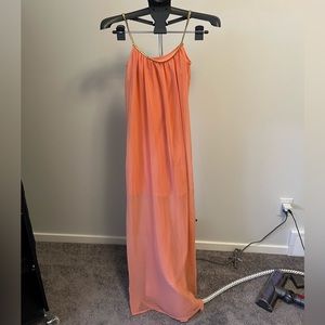 Brand new Peach Maxi Dress Sz XS
